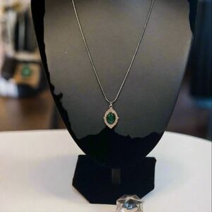 Malachite & Silver Necklace